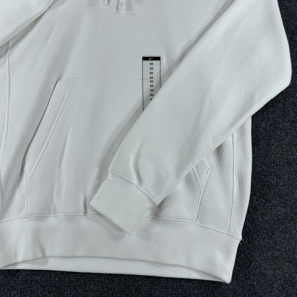 Nike Sportswear Club Fleece Pullover White Hoodie Men's Sz XS (BV2654 100) - Picture 7 of 16